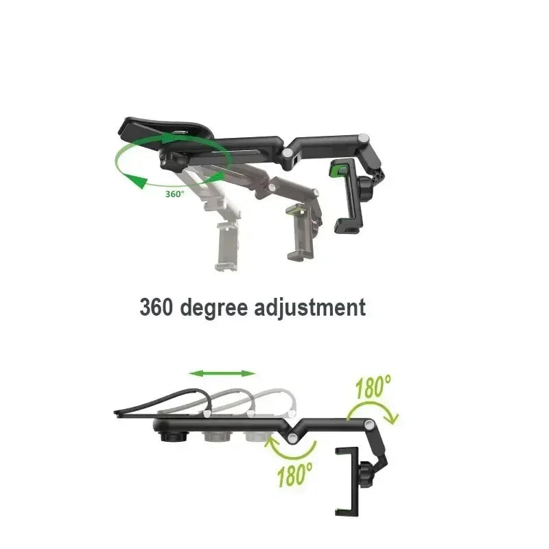 Car Mobile Phone Holder Sun Visor Bracket 1080° Rotation Installation Gps Mobile Phone Mobile Car Clip Bracket Bracket
