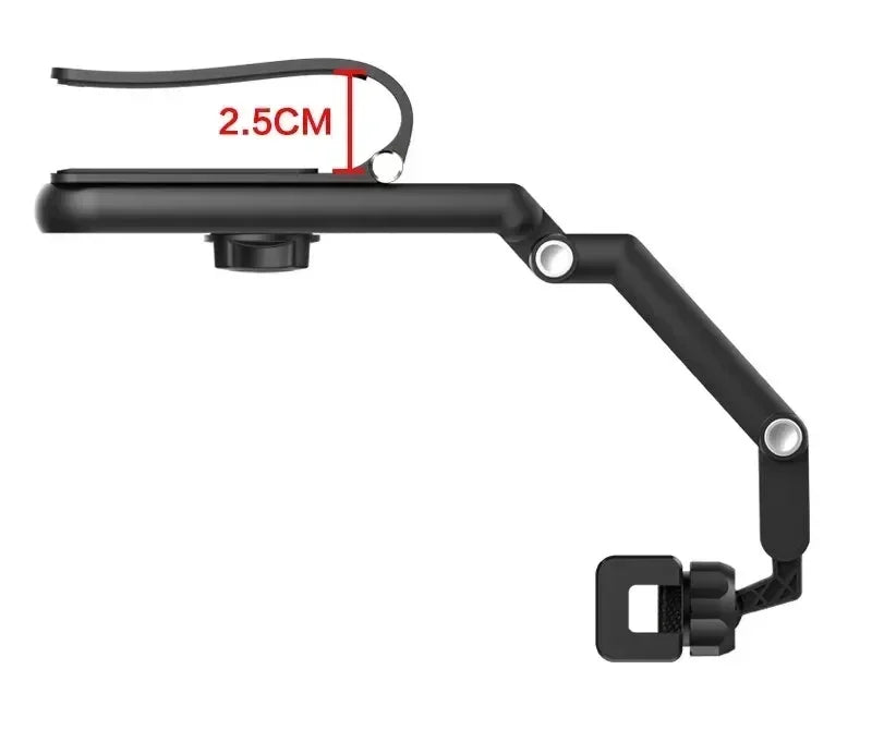 Car Mobile Phone Holder Sun Visor Bracket 1080° Rotation Installation Gps Mobile Phone Mobile Car Clip Bracket Bracket