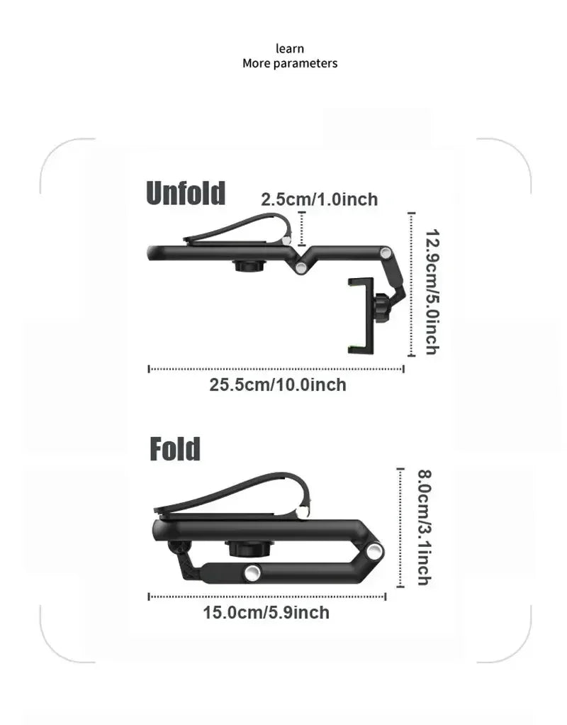 Car Mobile Phone Holder Sun Visor Bracket 1080° Rotation Installation Gps Mobile Phone Mobile Car Clip Bracket Bracket
