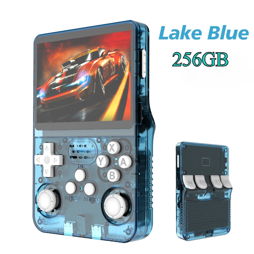 R36S Open Source Retro Handheld Game Console 3.5'' IPS Linux System,Portable Pocket Game Player with 64G/128G/256G