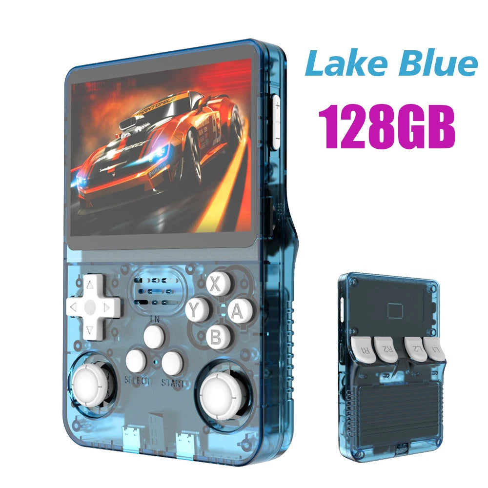 R36S Open Source Retro Handheld Game Console 3.5'' IPS Linux System,Portable Pocket Game Player with 64G/128G/256G