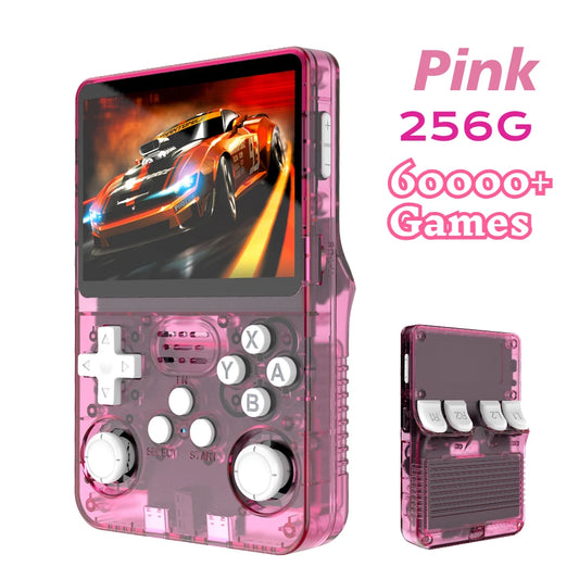 R36S Open Source Retro Handheld Game Console 3.5'' IPS Linux System,Portable Pocket Game Player with 64G/128G/256G
