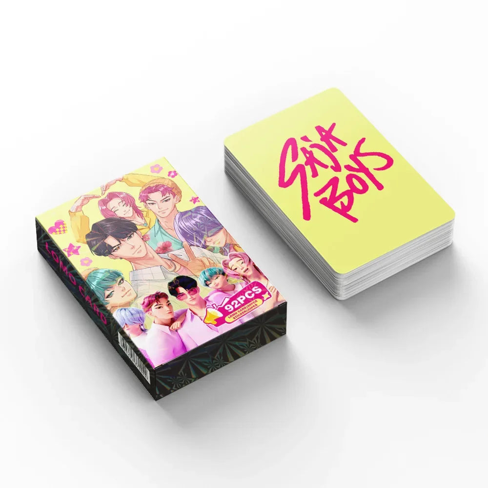 b 30/55/92pcs Kpop Demon Hunter  for Boys Girls Cartoon Anime Animation Surrounding Students Fashion Cute Collect Cards Gifts