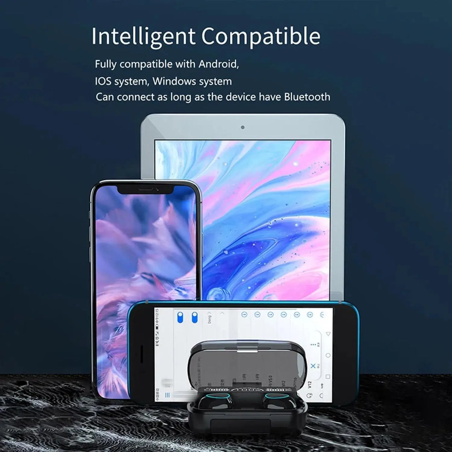 TWS M10 Wireless Bluetooth Headphones LED Display 3500mah Charging Box 9D Stereo In-Ear Sports Waterproof Bluetooth 5.1 Headset