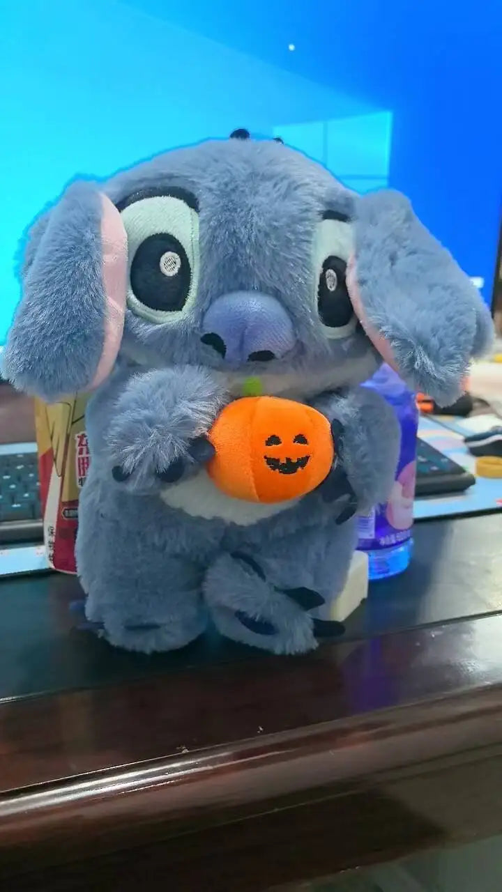 Hot Stitch Baby Sleeping Companion Sound Soothing Musical Plush Toy With Air Bag And Light Doll Breathing Toys Gifts Kawaii Toys