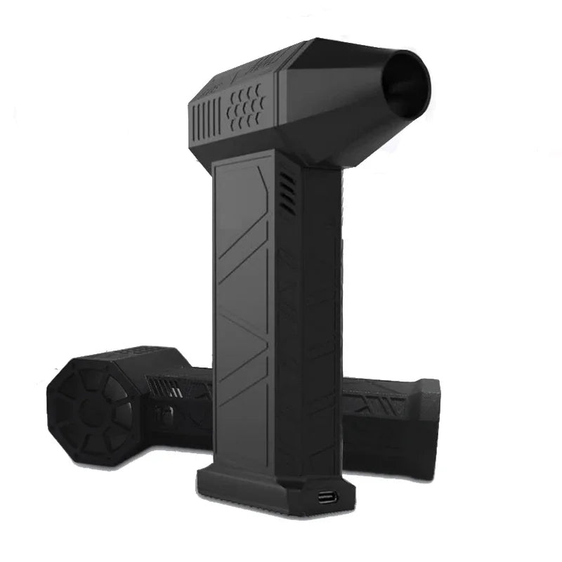 High-speed Turbo Dusting Hair Dryer - 130,000 Rpm Brushless Violent Fan Handheld Rechargeable Outdoor Powerful