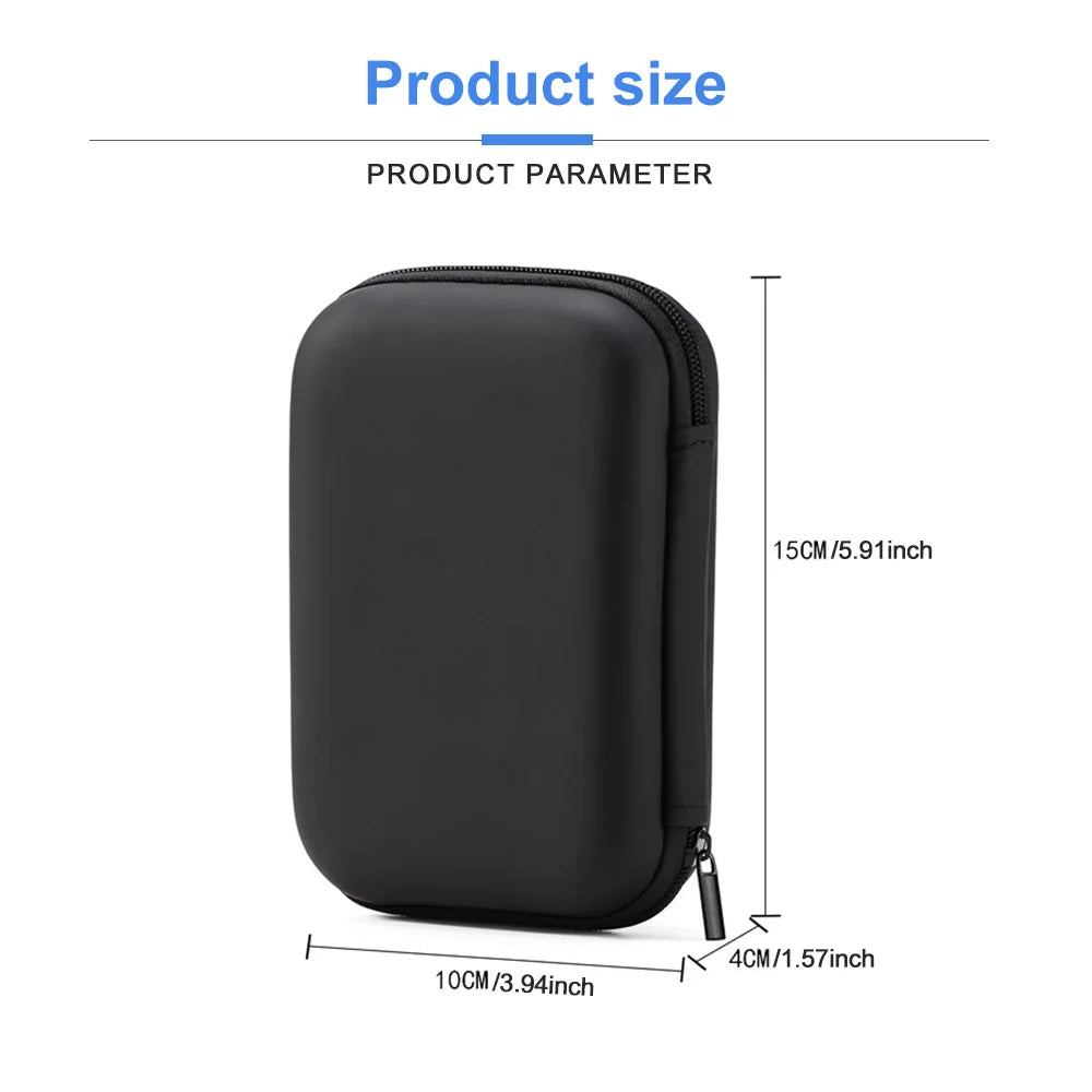 For R36S/GB300/FC/RG35XX Handheld Game Console Carrying Case Storage Bag Travel Retro Mini Game Player Portable Protective Box