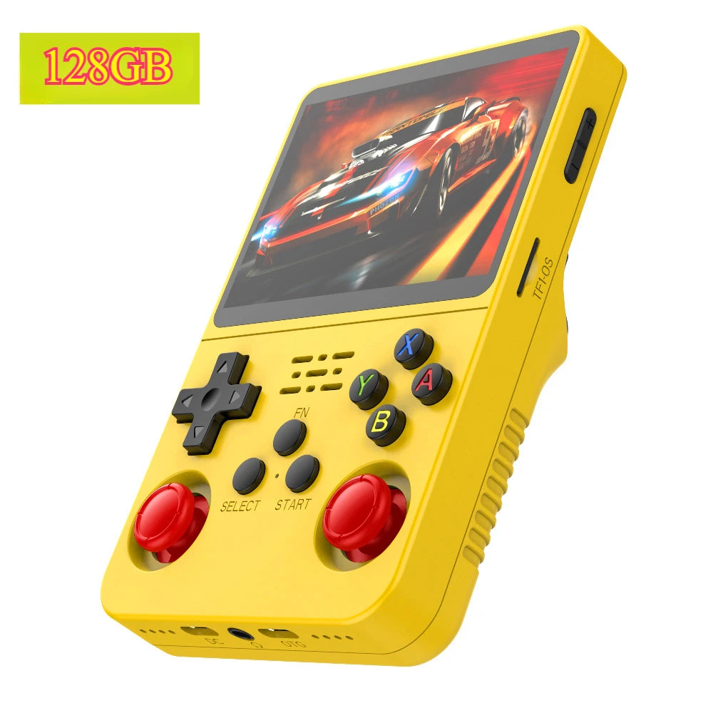 R36S Open Source Retro Handheld Game Console 3.5'' IPS Linux System,Portable Pocket Game Player with 64G/128G/256G