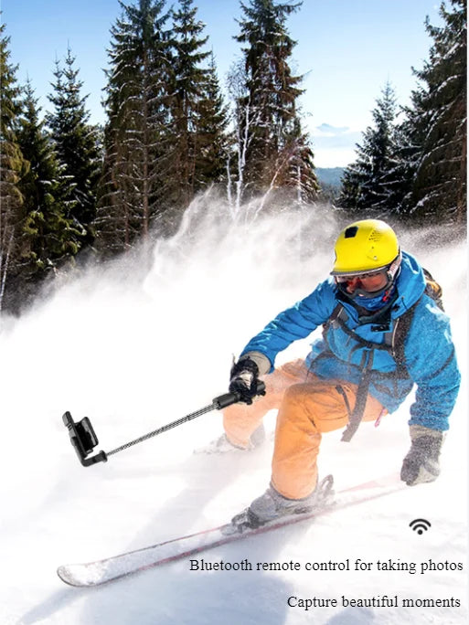 Handheld 360 Degree Flexible Sports Camera Monopod Stand Mobile Phone Mini Selfie Stick Tripod With Wireless Remote