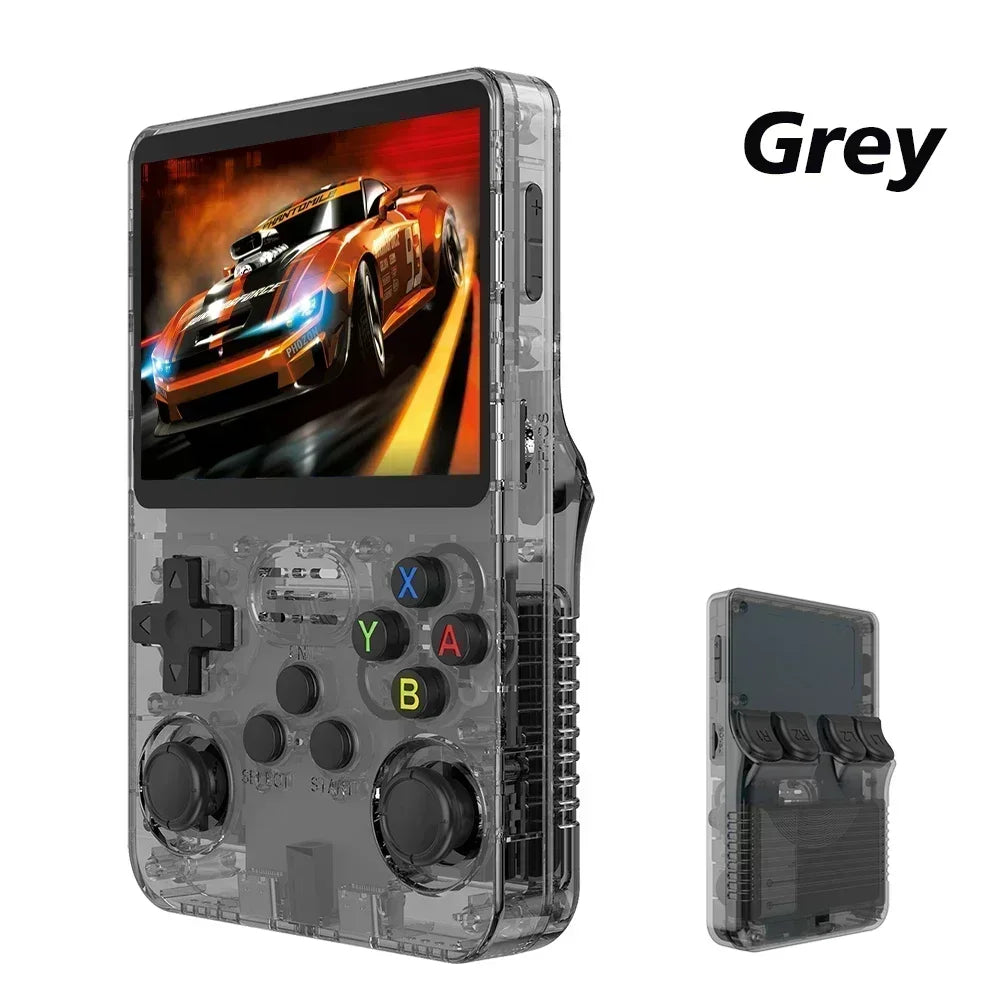R36S Open Source Retro Handheld Game Console 3.5'' IPS Linux System,Portable Pocket Game Player with 64G/128G/256G