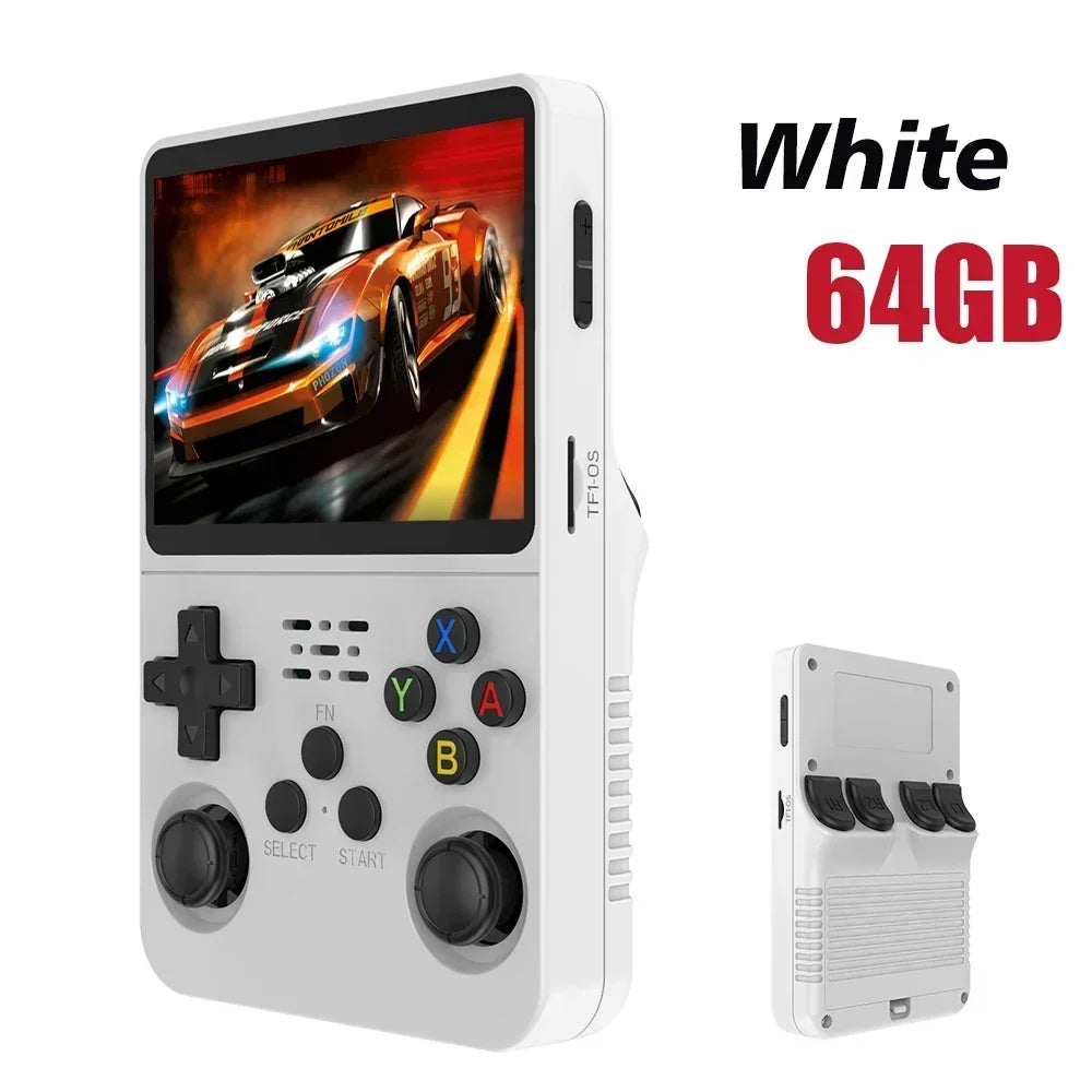 R36S Open Source Retro Handheld Game Console 3.5'' IPS Linux System,Portable Pocket Game Player with 64G/128G/256G