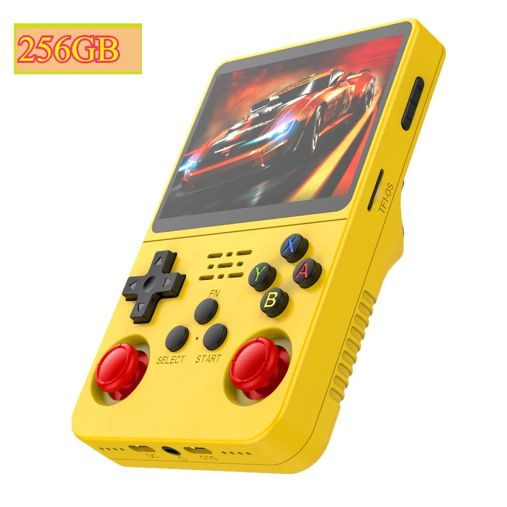 R36S Open Source Retro Handheld Game Console 3.5'' IPS Linux System,Portable Pocket Game Player with 64G/128G/256G