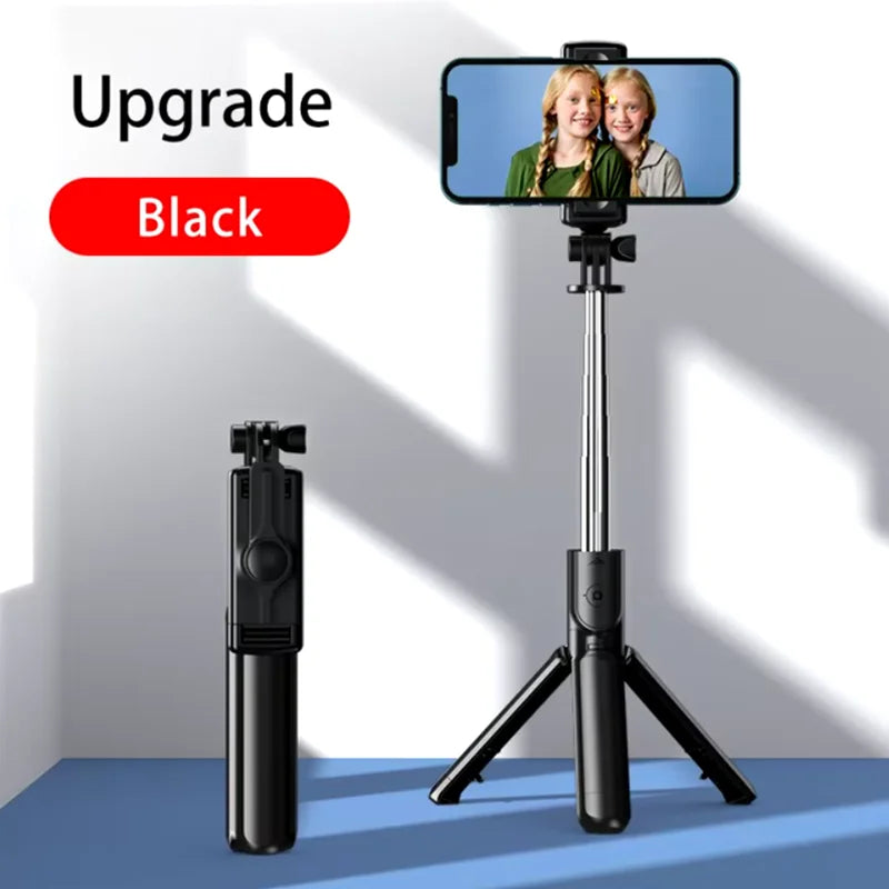 Wireless Selfie Stick Tripod Stand Bluetooth Remote Extendable Tripod for iPhone Mobile Phone Tiktok Live Streaming