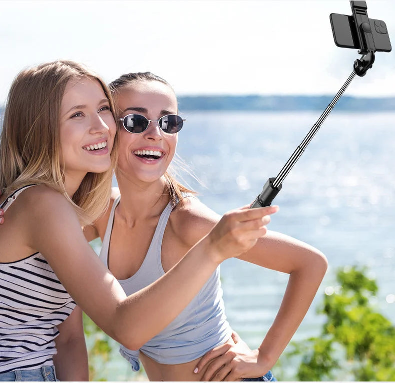 Handheld 360 Degree Flexible Sports Camera Monopod Stand Mobile Phone Mini Selfie Stick Tripod With Wireless Remote