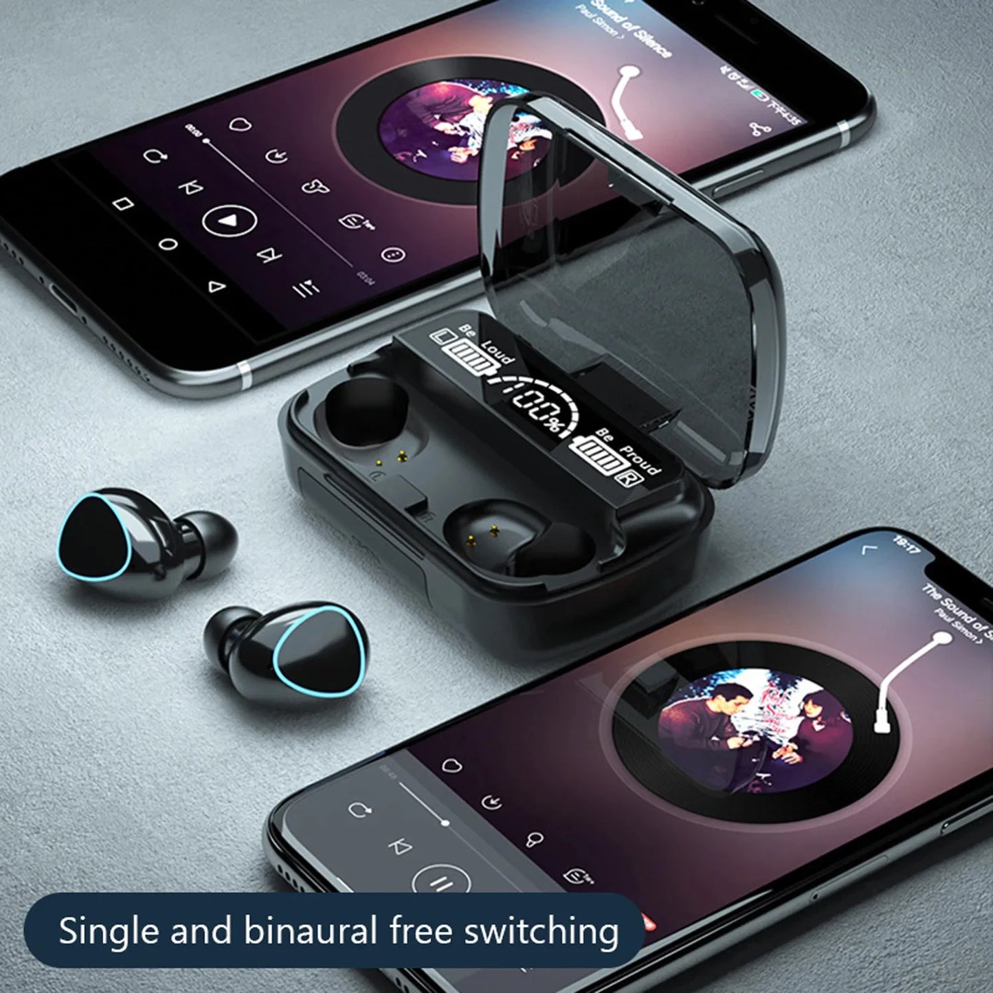 TWS M10 Wireless Bluetooth Headphones LED Display 3500mah Charging Box 9D Stereo In-Ear Sports Waterproof Bluetooth 5.1 Headset