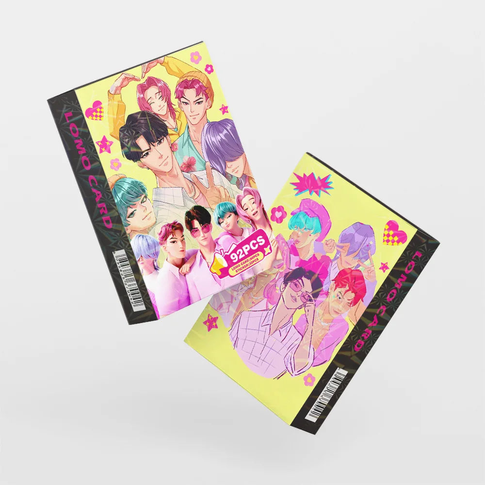 b 30/55/92pcs Kpop Demon Hunter  for Boys Girls Cartoon Anime Animation Surrounding Students Fashion Cute Collect Cards Gifts