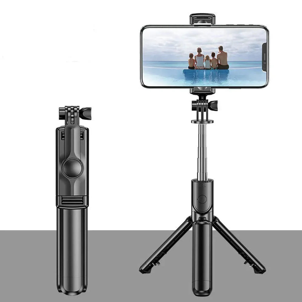 Handheld 360 Degree Flexible Sports Camera Monopod Stand Mobile Phone Mini Selfie Stick Tripod With Wireless Remote